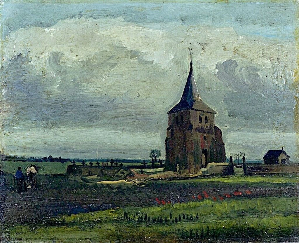   139-Vincent van Gogh-La vecchia torre a Nuenen - Kröller-Müller Museum, Otterlo